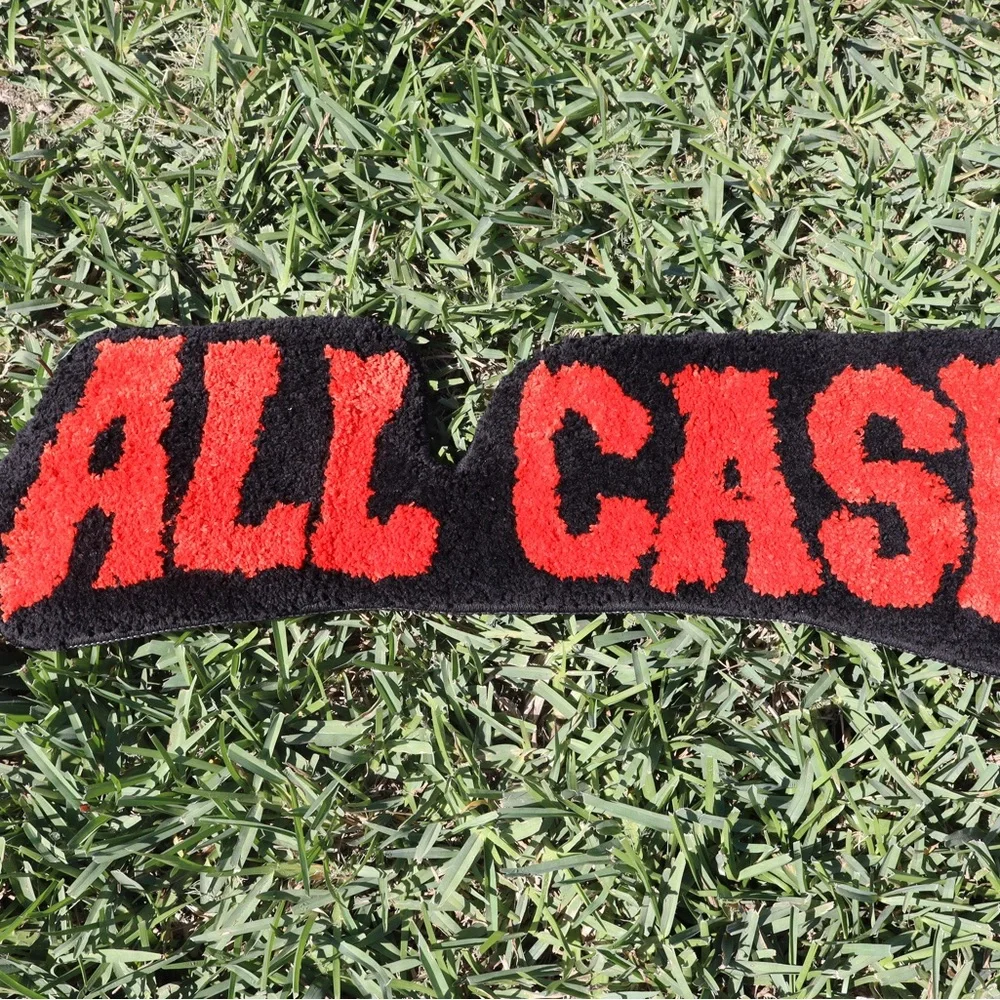 Black and Red Door Mat